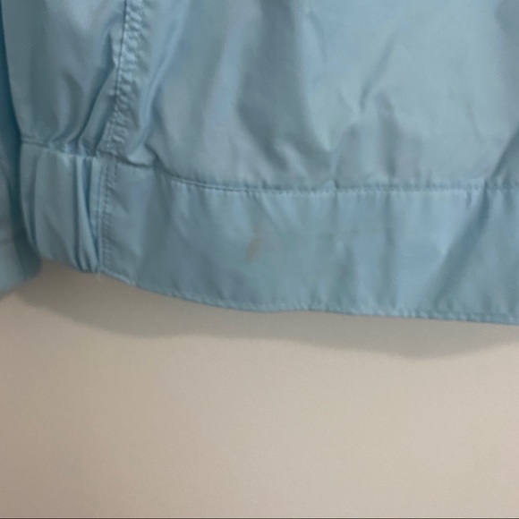 Columbia Light Blue Rain Jacket - Picture 7 of 8